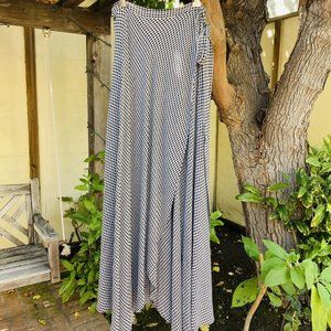Reformation Gingham Wrap Midi Skirt